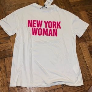 Zara New york woman tee